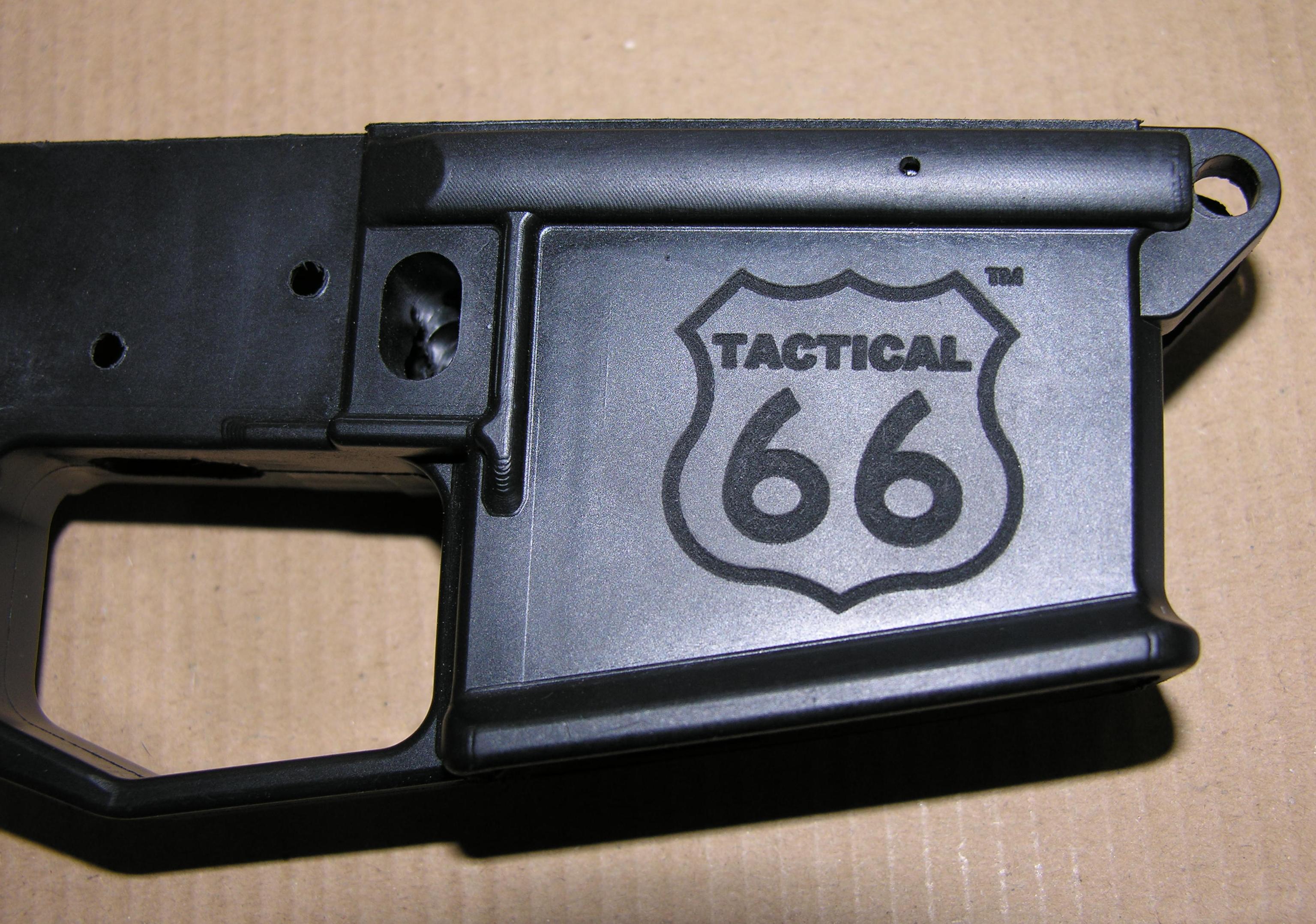 Laser
                                                          Engraved Lower
                                                          with
                                                          TACTICAL66
                                                          Logo