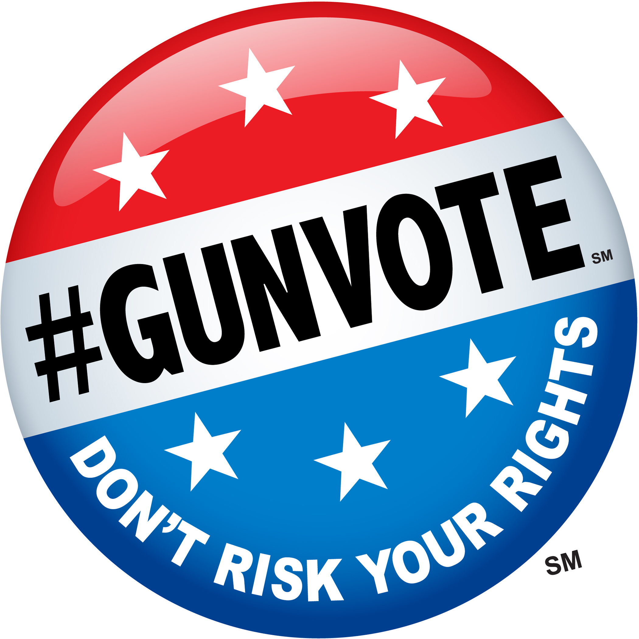 Gun Vote Button 2014 Image